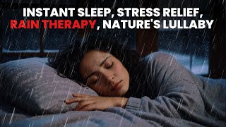 Heavy Rain on Tin Roof and Windows with Thunder Sounds  99 Sleep Relaxation Study Meditation [upl. by Wootten]