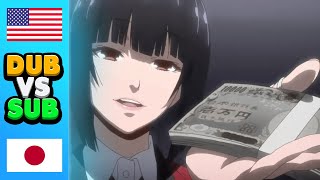 Kakegurui Season 2  Kakegurui Sub vs Dub [upl. by Karlen543]