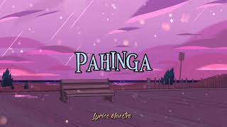 PAHINGA LYRICS  YAYOI  CLINXY BEATS [upl. by Mersey870]