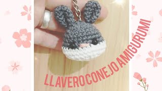 tutorial LLAVERO CONEJO amigurumi \ video explicación mejorada [upl. by Stesha997]