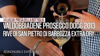 Valdobbiadene Prosecco DOCG Extra Dry Rive di San Pietro di Barbozza 2013 [upl. by Meesan407]