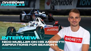 Nico Mueller on joining Andretti his aspirations for Formula Es season 11 and more [upl. by Zadoc]