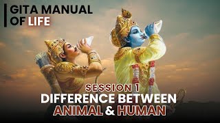 BGML  DIFFERENCE BETWEEN HUMAN amp ANIMAL  5824  HG ARGD [upl. by Saoj]