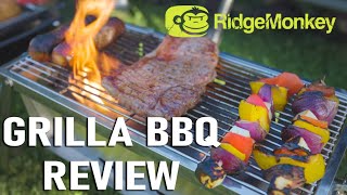 Ridge Monkey Grilla BBQ  Test Cook and Review [upl. by Llenhoj]