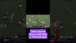 LSUs Caden Durham Starts It Off With A TOUCHDOWN football lsufootball lsugameday lsu shorts [upl. by Phylis]