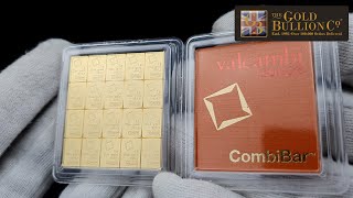 20x 1g Valcambi Gold CombiBar I Buy Now [upl. by Alleoj]