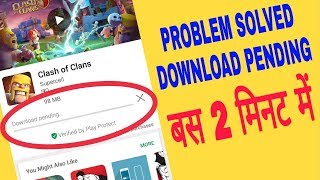 How to solved play store download pending problem [upl. by Itin]