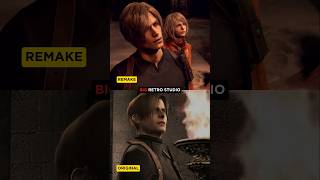 Resident Evil 4 Original VS Remake  Leon refuses to hand over Ashley to Ramón [upl. by Nerred]