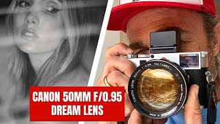 🔴 Canon 50mm f095 DREAM LENS  Modern Cheaper Alternative Photoshoot [upl. by Araccat622]