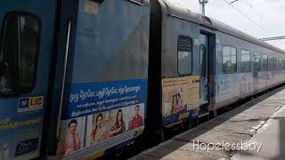 12243 Coimbatore Shatabdi Express Skipping Arakkonam Junction [upl. by Yrem]