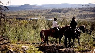 Westernridning och militärhistoria på Bodens Fästning – Gone Camping i Norrbotten [upl. by Arrad]