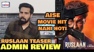 Ruslaan Teaser REVIEW  Admin Ravi Gupta Reaction  Aayush Sharma Jagapathi Babu [upl. by Nnaear612]