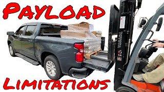 2019 SILVERADO PAYLOAD LIMITATIONS  Watch This BEFORE You BUY [upl. by Trudnak297]