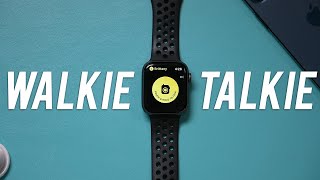 How to Use Walkie Talkie on Apple Watch [upl. by Eenaej286]