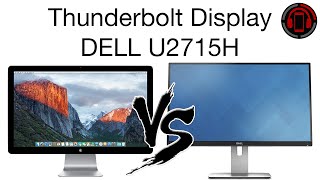 Apple Thunderbolt Display vs Dell U2715H DeutschGerman [upl. by Sieracki]