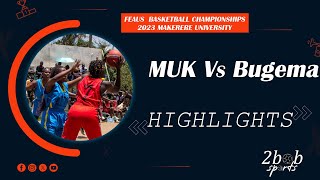 Makerere University W vs Bugema University W East Africa University Championship basketball [upl. by Raul]