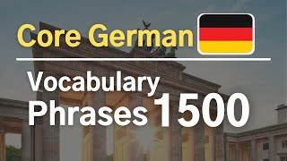 1500 Core German Vocabulary amp Phrases 🇩🇪 PDF [upl. by Niarda145]