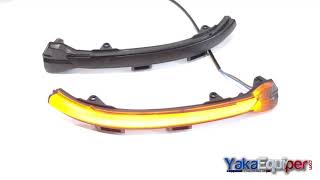 Clignotants retroviseur dynamiques LED VW GOLF 7  Noir [upl. by Burnsed]