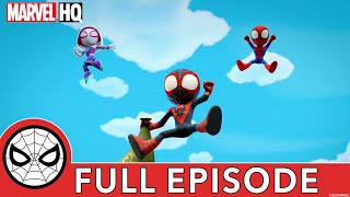 Spidey To the Power of Three  Full Episode  Spidey and his Amazing Friends  disneyjunior [upl. by Nikolos]