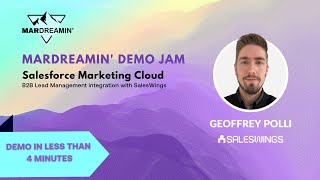 Salesforce Marketing Cloud B2B Lead Scoring Integration with SalesWings 4 Minute Demo [upl. by Arriet]