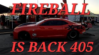 STREET OUTLAWS NPK INSIDE PITSTESTING FIREBALL BACK RACING 82523 [upl. by Odlabu587]