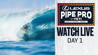 WATCH LIVE Lexus Pipe Pro presented by YETI 2024  Day 1 [upl. by Janeczka]