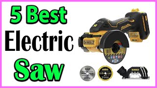 TOP 5 Best Electric Saw Review 2024 [upl. by Atteynek975]