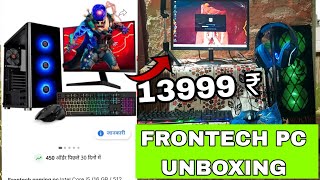 FRONTECH GAMING PC UNBOXING FROM FLIPKART GOOD PR NOT 🔥 16512 [upl. by Natsrik]