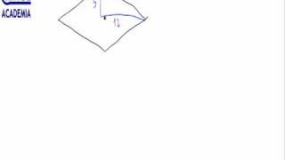 Sabiendo las diagonales de un rombo calcular su perimetro AINTE Mat 2 ESO [upl. by Beverley]