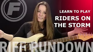 Learn to play Riders on The Storm by The Doors [upl. by Naud]