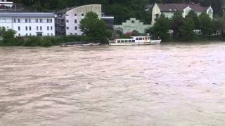 Hochwasser Wasserburg am Inn 1630 Uhr 02062013 [upl. by Ahsitahs26]