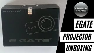 Egate i9 ProMax Android Full HD 1080p projecter unboxing in Telugu [upl. by Osnofledi239]