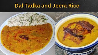 Dal Tadka Recipe  Jeera Rice Recipe  Dhaba Style Dal Tadka [upl. by Hernando]