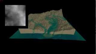 Hydraulic erosion simulation on GPU part2 [upl. by Enitsenrae]