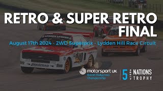 Retro amp Super Retro Rallycross Championship Round 5 Final  2024  Lydden Hill Race Circuit [upl. by Fredia]