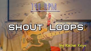 SHOUT LOOPS 140 BPM   Practice Tool  LIVE use [upl. by Isiahi]