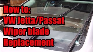 HOW TO VW MK5  B6 Passat EUROBLADES wiper install guide [upl. by Damara]