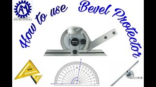 Universal Bevel vernier Protractor How to use a Bevel Protector What is a bevel protector [upl. by Fast]