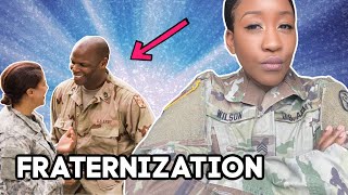 Who NOT to date in the ARMY What is FRATERNIZATION in the military [upl. by Sola]