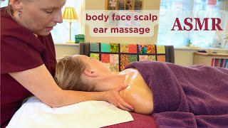 ASMR Sleepy Aromatherapy Body Face amp Scalp Massage  Kinesiology  Unintentional ASMR Real Person [upl. by Mungam]