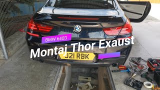 BMW 640D 2013  Montaj sistem electronic de evacuare Thor Exaust [upl. by Teodoor]