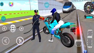 ❎NEW 3D driving class simulator bullet train vs motor bike Gas station  Android gameplays [upl. by Salahi]