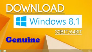 How to download Windows 81 iso file  download Windows 81 from Microsoft Official  Windows 81 [upl. by Eeresed59]