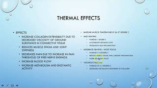 Ultrasound 8 Effects Thermal and Cavitation and Microstreaming [upl. by Stubstad]