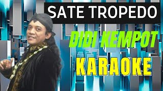 SATE TROPEDO  DIDI KEMPOT KARAOKE marcovickaraoke [upl. by Noiz]