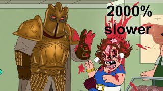 Family Guy  The Mountain crushes a woman 2000 slower [upl. by Ruhtracm]