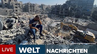 ISRAEL IM KRIEG Menschliche Schutzschilde  Kämpfe in Gaza fordern immer mehr Opfer  WELT Stream [upl. by Ellicec132]