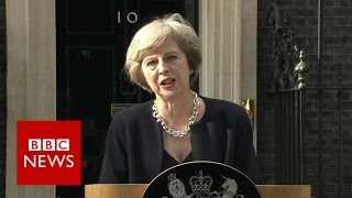 Theresa May First speech as Prime Minister  BBC News [upl. by Ijok372]