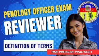 Penology Officer Examination Reviewer Definition of Terms  Part 1  POE Exam Reviewer [upl. by Amla276]