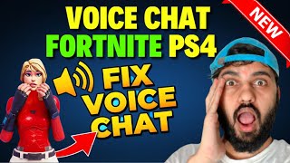 Fix Voice Chat on Fortnite PS4  Quick FIX [upl. by Bilski]